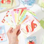 Cute Apple Theme Scrapbook Paper - 200 Sheets