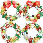 16PCS DIY Christmas Foam Wreath Craft Kits