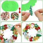 16PCS DIY Christmas Foam Wreath Craft Kits