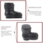 10 Pack Santa Boots Decor for Christmas Fun