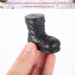 10 Pack Santa Boots Decor for Christmas Fun