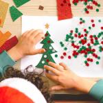 1000 Christmas Pom Poms in Red, Green, White