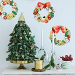 16PCS DIY Christmas Foam Wreath Craft Kits