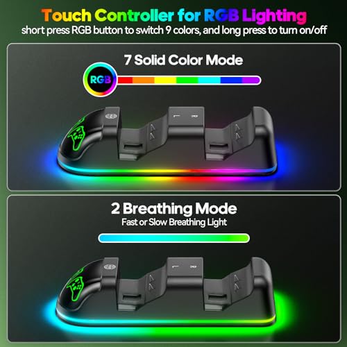 OIVO Xbox Controller Charger Station with Batteries