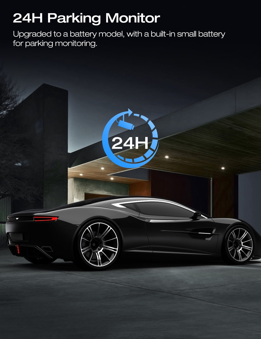 Toguard 4K Dual Dash Cam with 3-Inch LCD