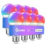 Govee Smart Color Changing Light Bulbs, 8 Pack