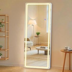 Sweetcrispy 64" LED Lighted Floor Mirror