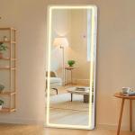 Sweetcrispy 64" LED Lighted Floor Mirror