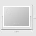 LED Makeup Mirror with Touch Control and Magnification