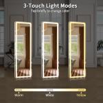 Koonmi LED Lighted Full-Length Mirror 48"x16