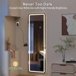 Koonmi LED Lighted Full-Length Mirror 48"x16