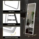 Sweetcrispy 64" LED Lighted Floor Mirror