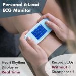EMAY 6L Portable ECG Monitor with Heart Rate Tracking