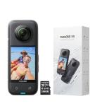 Insta360 X3 Waterproof 360 Action Camera Bundle