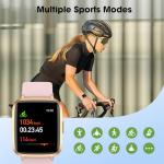 LIVIKEY Waterproof Fitness Tracker Watch with Heart Rate