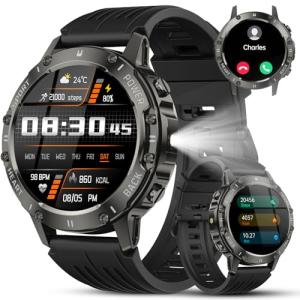Military Men's Smart Watch with HD Display