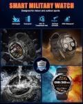 Military Men's Smart Watch with HD Display