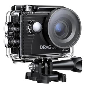 Dragon Touch Vision 3 4K Waterproof Action Camera