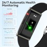 Ankefit Smart Health Wristband - Heart Rate & Sports Tracker
