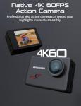 Apexcam M80 4K Action Camera with 128GB Card