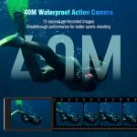 Yolansin 4K Action Camera with 64GB SD Card