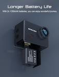 Apexcam M80 4K Action Camera with 128GB Card