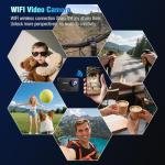 Yolansin 4K Action Camera with 64GB SD Card