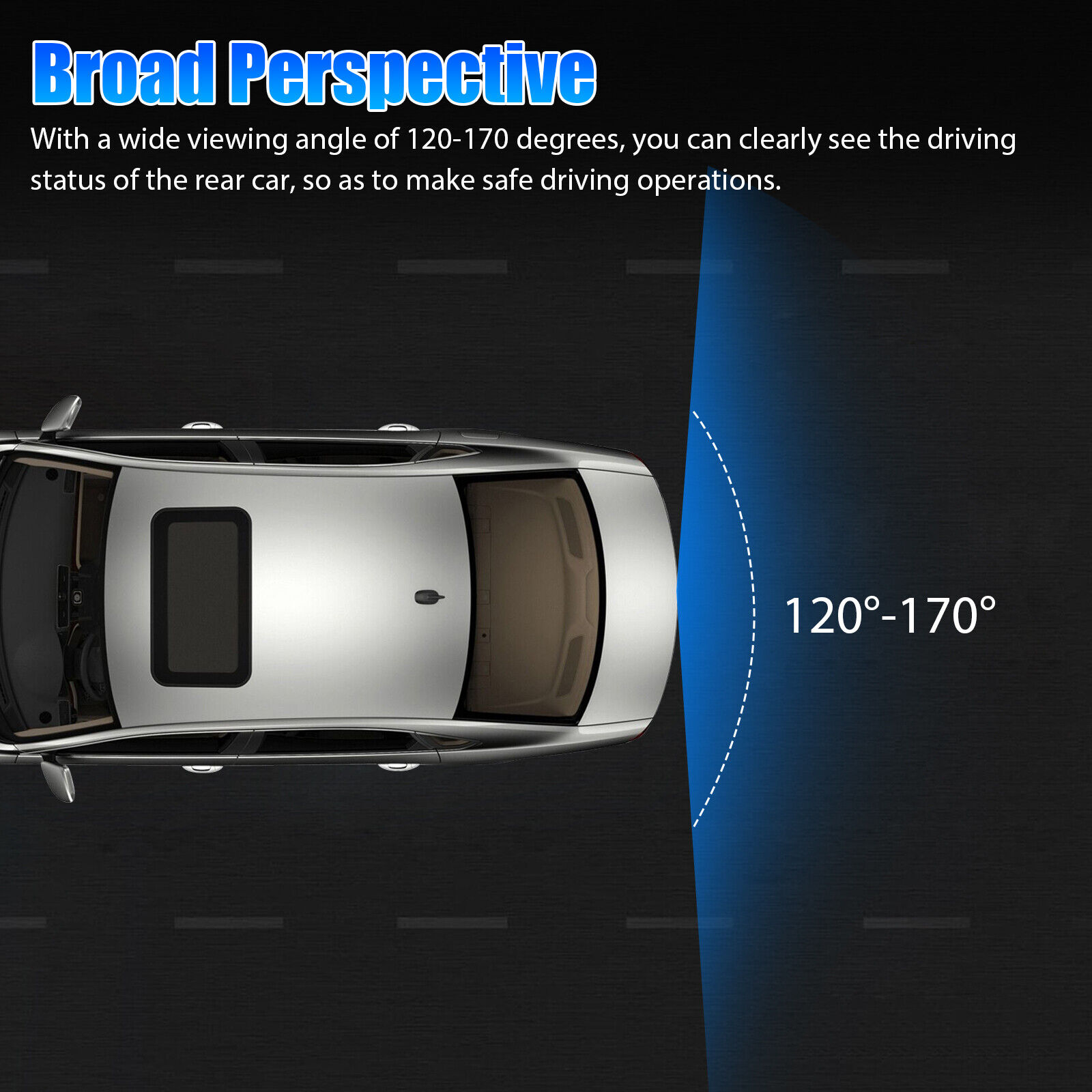 170° HD Night Vision Backup Car Camera