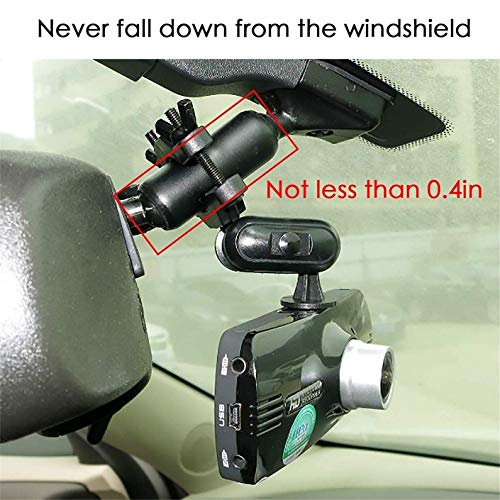 Dash Cam Mount for Rear View Mirror, 16 Joints