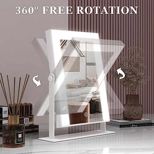 ROLOVE Illuminated Vanity Mirror with Smart Touch Control