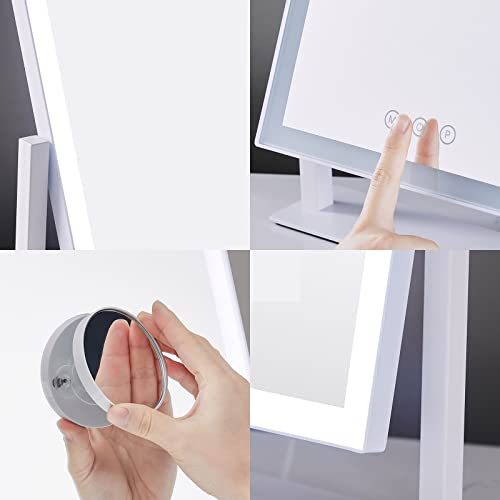 HIEEY Lighted Makeup Mirror with 5X Magnification