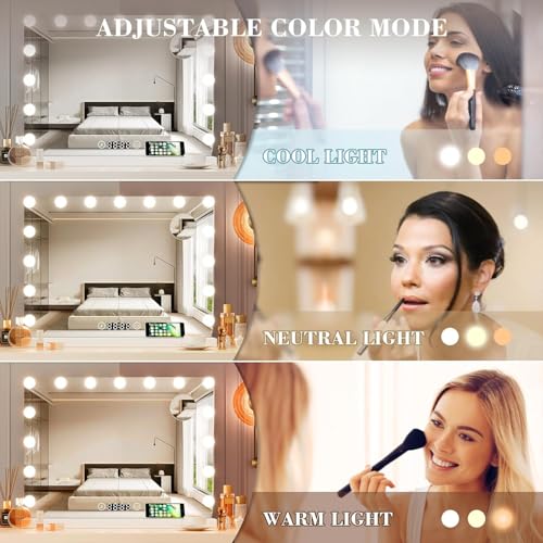 HIFIT LED Vanity Mirror with Bluetooth Speakers