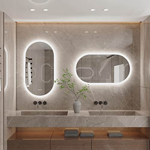 Dimmable 40" LED Backlit Vanity Bathroom Mirror