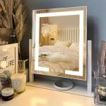 LuxeVue Lighted Makeup Mirror with 15X Magnification