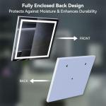 Dimmable Anti-Fog LED Bathroom Mirror 32x24 inches