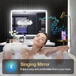 32''x24'' LED Bluetooth Bathroom Mirror with Lights