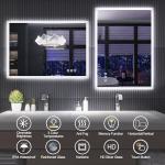 32''x24'' LED Bluetooth Bathroom Mirror with Lights