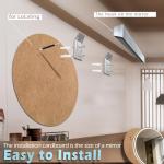 32" Modern LED Round Bathroom Vanity Mirror