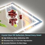 AWANDEE 30x36 Dimmable LED Bathroom Mirror
