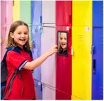 Compact Magnetic Locker Mirror - 5" x 7" Glass