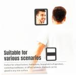 Compact Magnetic Locker Mirror - 5" x 7" Glass