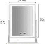 HIEEY Lighted Makeup Mirror with 5X Magnification