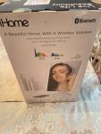 iHome Adjustable Vanity Mirror with Bluetooth and LED