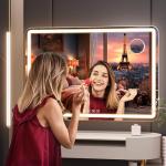 LED Vanity Mirror with Lights and Bluetooth Speaker