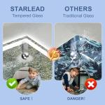 STARLEAD Dimmable LED Bathroom Mirror with Bluetooth