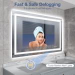 STARLEAD Dimmable LED Bathroom Mirror with Bluetooth