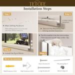 TETOTE 48" Full Body Wall Mounted Gym Mirror