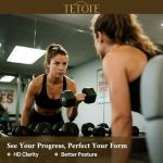 Large Wall-Mounted Gym Workout Mirror 72" x 30