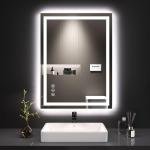 24X32 LED Bathroom Mirror with Anti-Fog & Lights