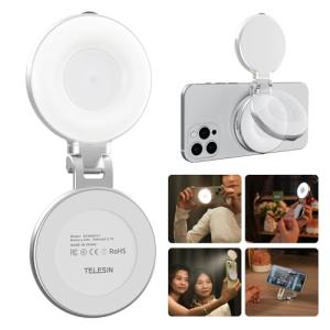 Telesin Magnetic Selfie Light with Mirror